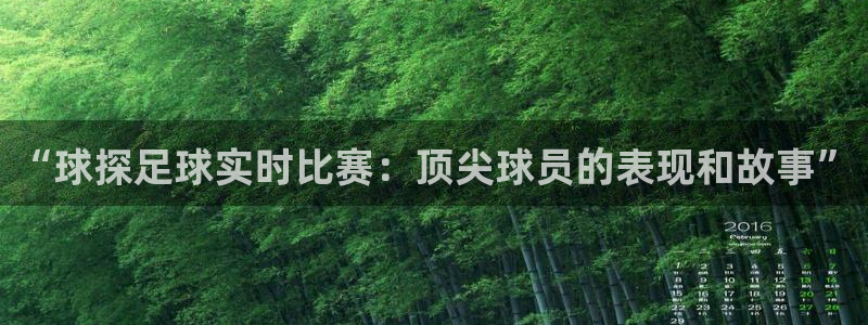 “球探足球实时比赛：顶尖球员的表现和故事”