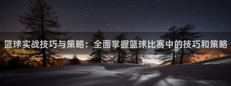 篮球实战技巧与策略：全面掌握篮球比赛中的技巧和策略